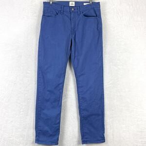 Flint and Tinder Chino Pants Men 30x30 Blue Straight Preppy Classic Huckberry